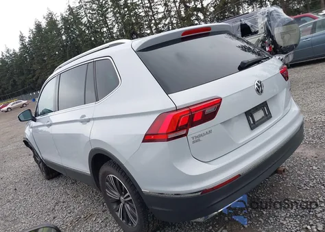 2018 Volkswagen Tiguan 2.0T Se/2.0T Sel z USA, uszkodzony, nr VIN 3VV2B7AX1JM009541